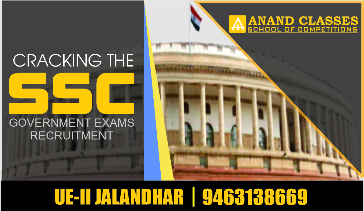 SSC CGLE Exam Coaching Center in Jalandhar Staff Selection Commission