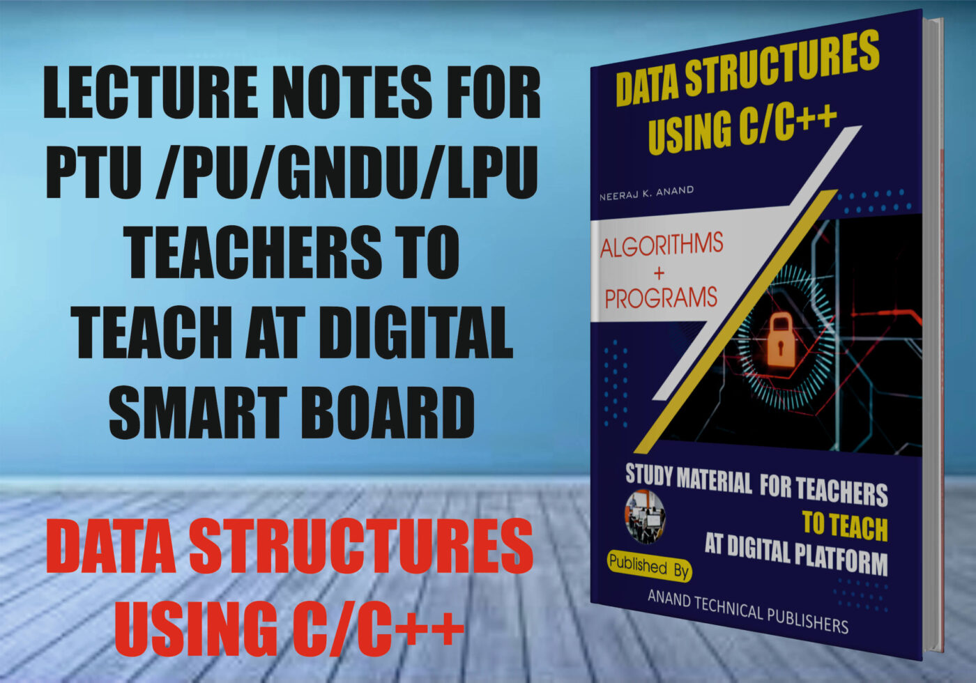 Data Structure-String Processing|GNDU PU PTU LPU EBook Lecture Notes Study Material BSc Computer Science IT BCA Download pdf by Anand Technical Publishers Neeraj K Anand Param Anand