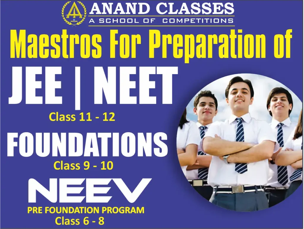 ANAND CLASSES Best IIT JEE NEET Physics Chemistry Math Science